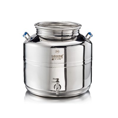 Sansone Welded drums Europa model 30 liters with NSF spigot