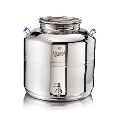 Sansone Welded drums Europa model 50 liters  with NSF spigot