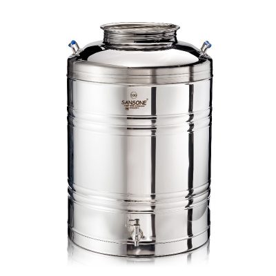 Sansone Welded drums Europa model 100 liters with NSF spigot