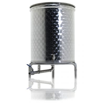 Sansone welded conical stainless steel barrels 150 liters