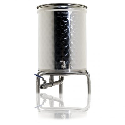 Sansone welded conical stainless steel barrels 80 liters
